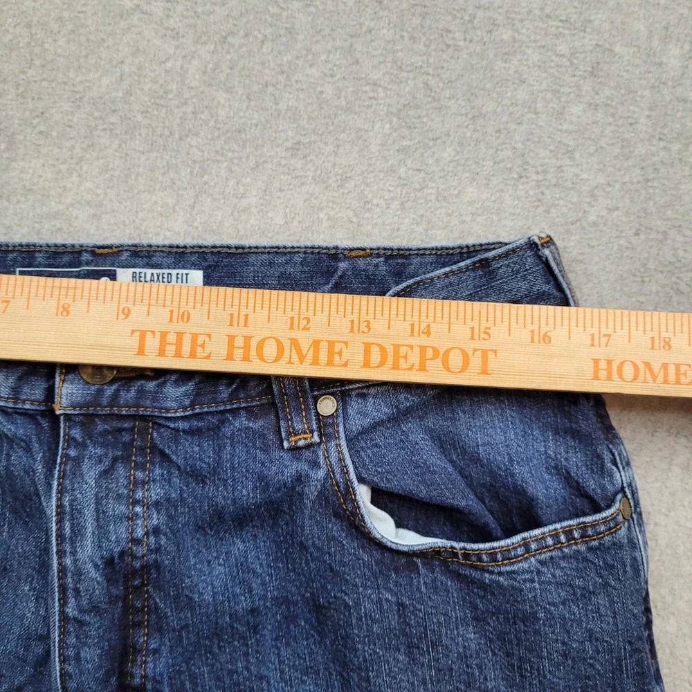 Carhartt Jeans Mens 36x32‎ Blue Relaxed Fit BD5119-M Workwear Denim